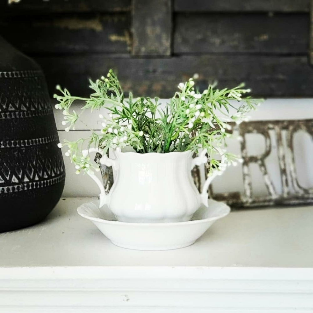 Faux Farmhouse plant handmade by me